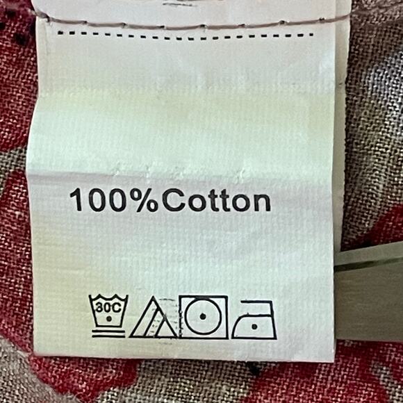 Emery Rose Floral Print Short Sleeve Cotton Popover Top Size XL Casual Summer - Picture 8 of 9